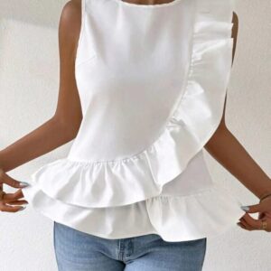 Blusa Jabot Lateral